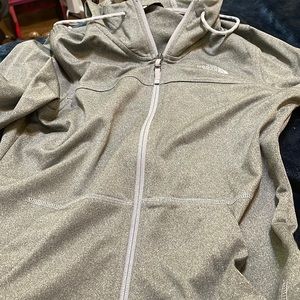 Grey north face jacket